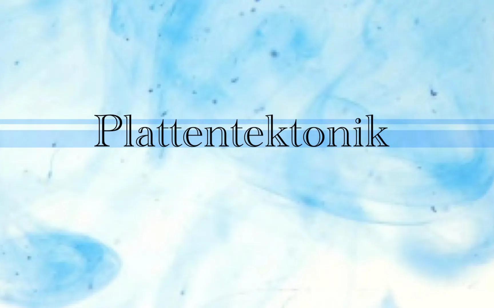 Plattentektonik Einführung
Divergierende Plattengrenzen
Konvergierende Plattengrenzen
Transformstörung
Rift Valley
Seafloor Spreading Tekton