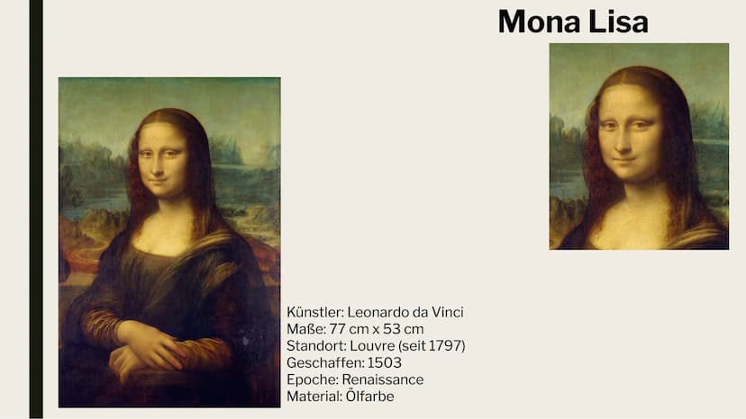 KUNST
PRÄSENTATION!
Leonie Silas Sonja 1. Beispiele Renaissance
2. Zeitliche Einordnung
Begriff/Herkunft
3. Darstellung
4. Künstler
Barock
I