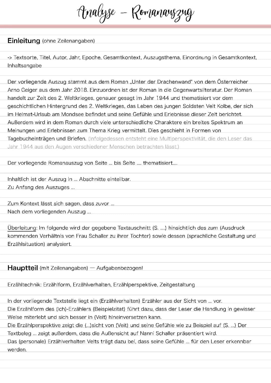 Unter der Drachenwand 