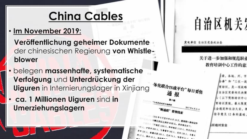 TOCAD
22
职业学中心
45
@
Die Uiguren
Eine unterdrückte, muslimische
Minderheit in China ●
●
Gliederung
●
• Der Xinjiang-Konflikto
Aus Sicht der U
