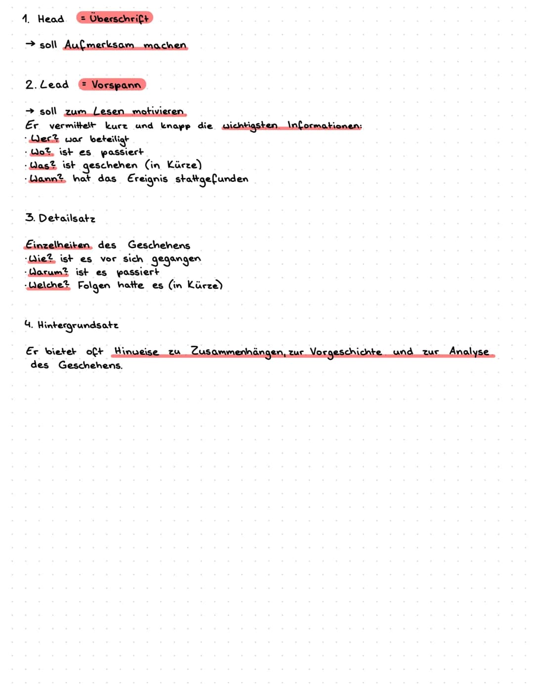 Journalistische Textsorten,
Nachricht
Bei einer Nachricht wird der Sachverhalt
objektiver Weise mitgeteilt
Erläuterung: Eine Nachricht infor