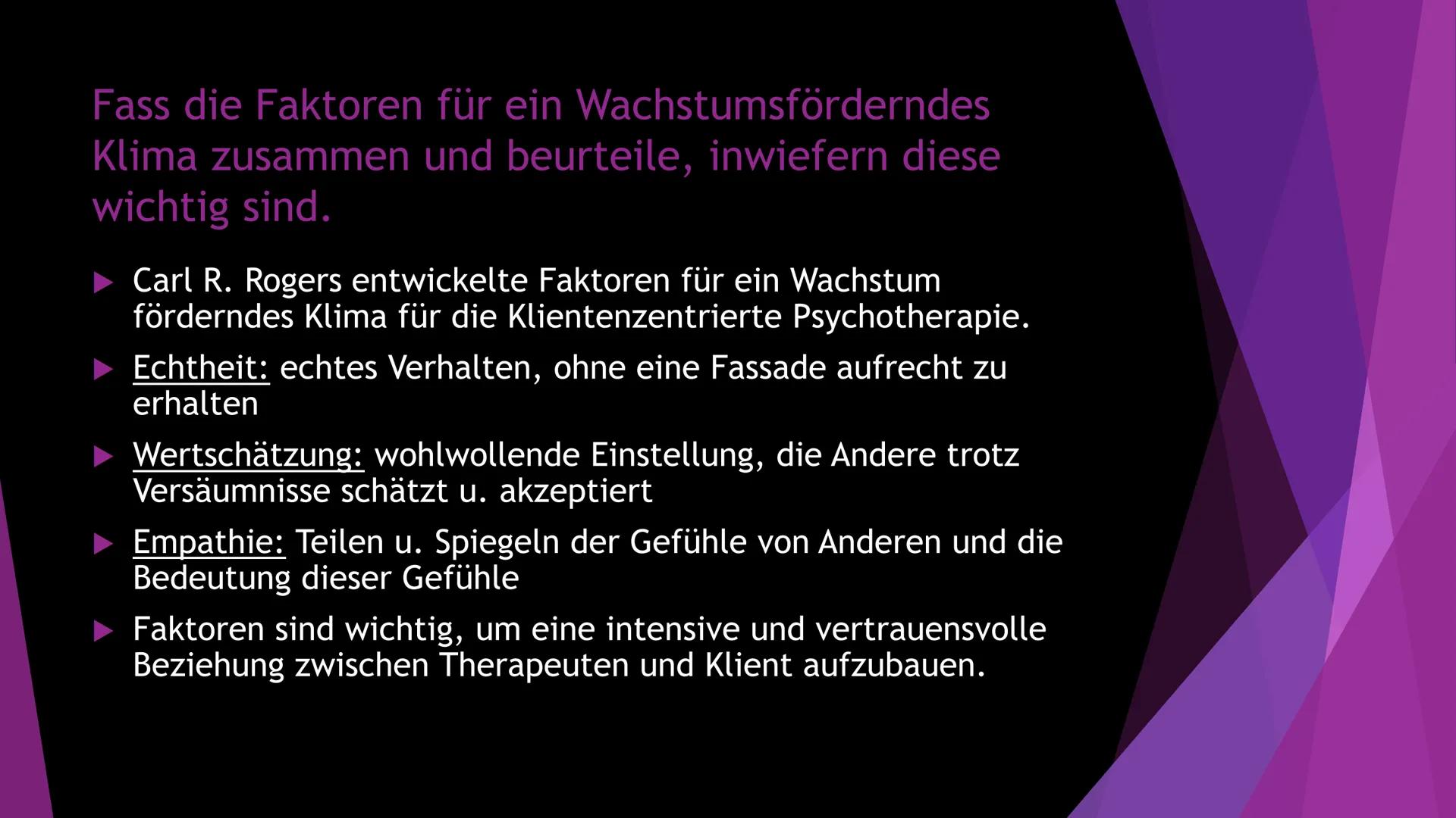 Humanistische
Psychologie
Die ,,dritte Kraft" der Psychologie →Die ,,dritte" Kraft der Psychologie
Entstehung:
Psychologie: Humanistische Ps