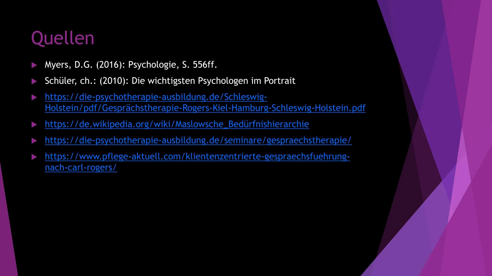 Humanistische
Psychologie
Die ,,dritte Kraft" der Psychologie →Die ,,dritte" Kraft der Psychologie
Entstehung:
Psychologie: Humanistische Ps