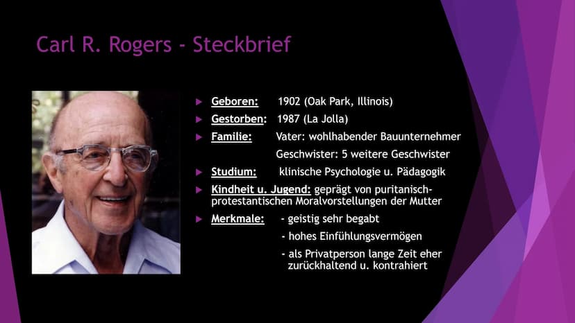Humanistische
Psychologie
Die ,,dritte Kraft" der Psychologie →Die ,,dritte" Kraft der Psychologie
Entstehung:
Psychologie: Humanistische Ps