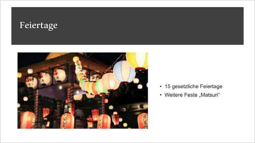 Japan
Selen Can
Herr Pfeifer
10A
Erdkunde Gliederung
1. Allgemein
2. Geografie
3. Klima
4.
5.
6.
7.
8.
9.
10. Verhaltensregeln
11. Top8 Sehe