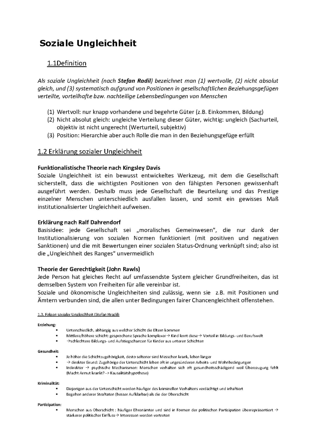 Soziale Ungleichheit einfach erklärt: John Rawls, Karl Marx und mehr