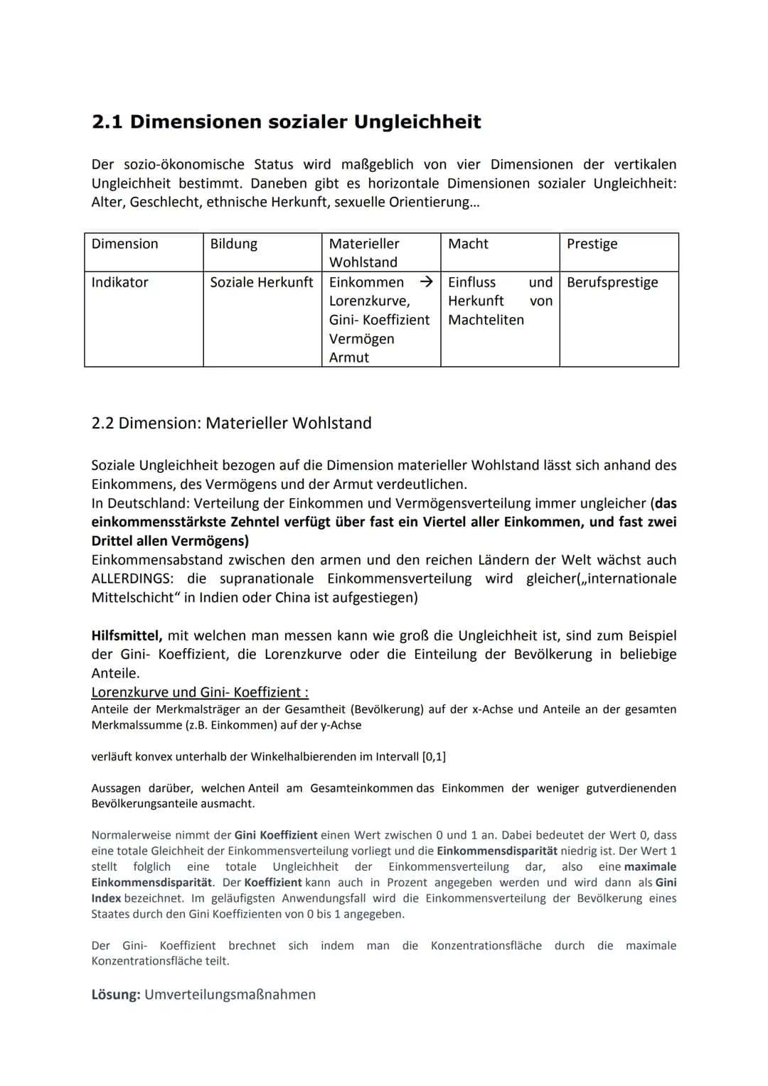 Soziale Ungleichheit
1.1 Definition
Als soziale Ungleichheit (nach Stefan Radil) bezeichnet man (1) wertvolle, (2) nicht absolut
gleich, und