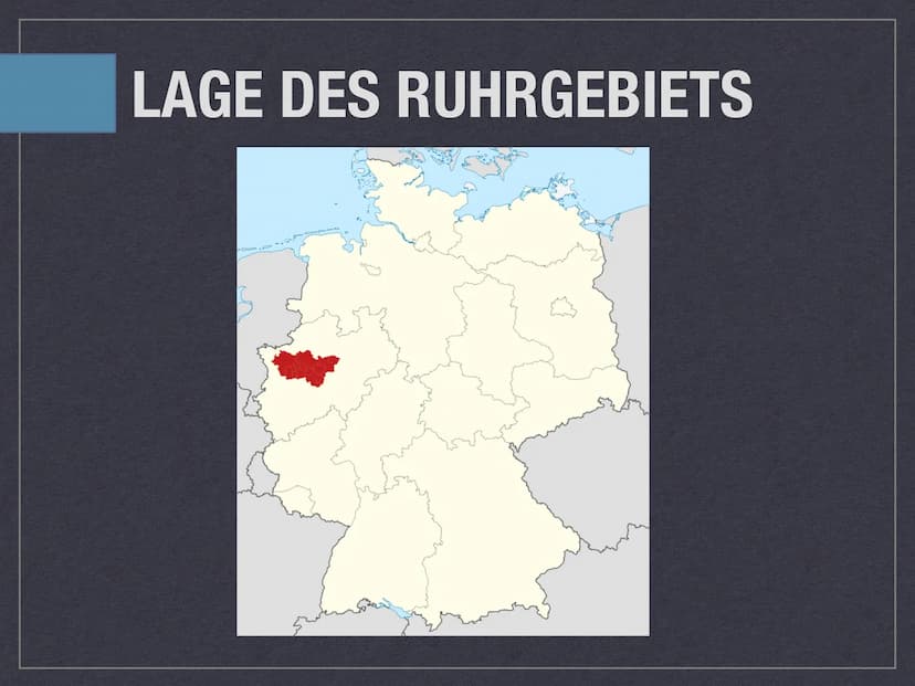 STRUKTURWANDEL IM
RUHRGEBIET ▬
I
INHALT
Lage des Ruhrgebiets
Strukturwandel - Definition
Wirtschaftssektoren
Überblick
Schwächen & Chancen L