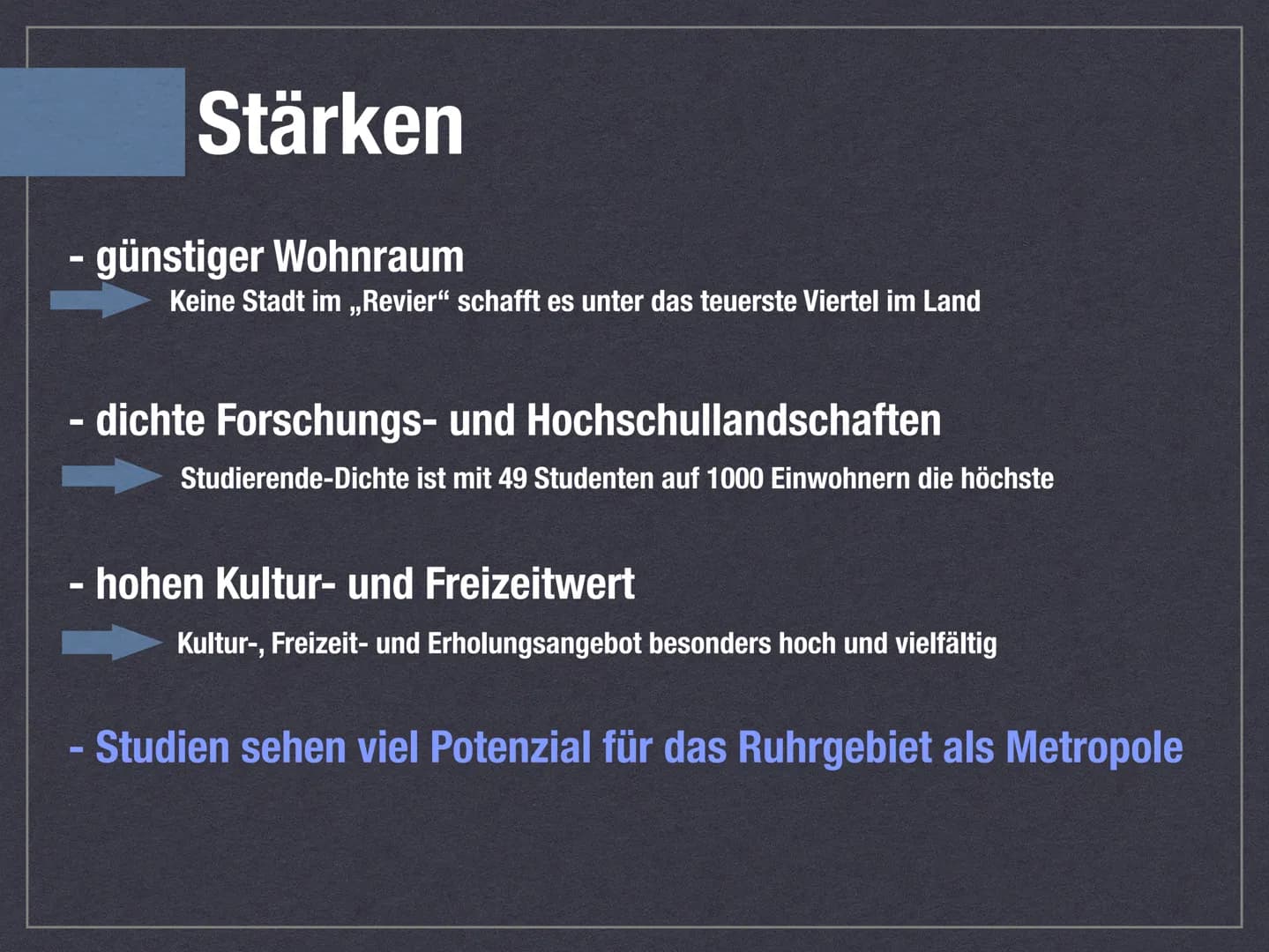 STRUKTURWANDEL IM
RUHRGEBIET ▬
I
INHALT
Lage des Ruhrgebiets
Strukturwandel - Definition
Wirtschaftssektoren
Überblick
Schwächen & Chancen L