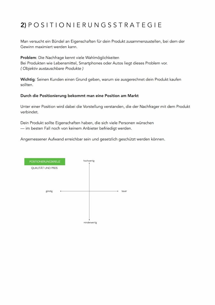 Marketingstrategien als
Konzept des Unternehmens-
führung
1) WETTBEWERBS STRATEGIE
Das Unternehmen gegenüber deiner Konkurrenz im Markt posi