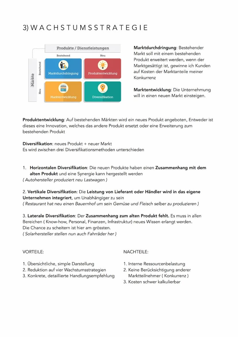 Marketingstrategien als
Konzept des Unternehmens-
führung
1) WETTBEWERBS STRATEGIE
Das Unternehmen gegenüber deiner Konkurrenz im Markt posi