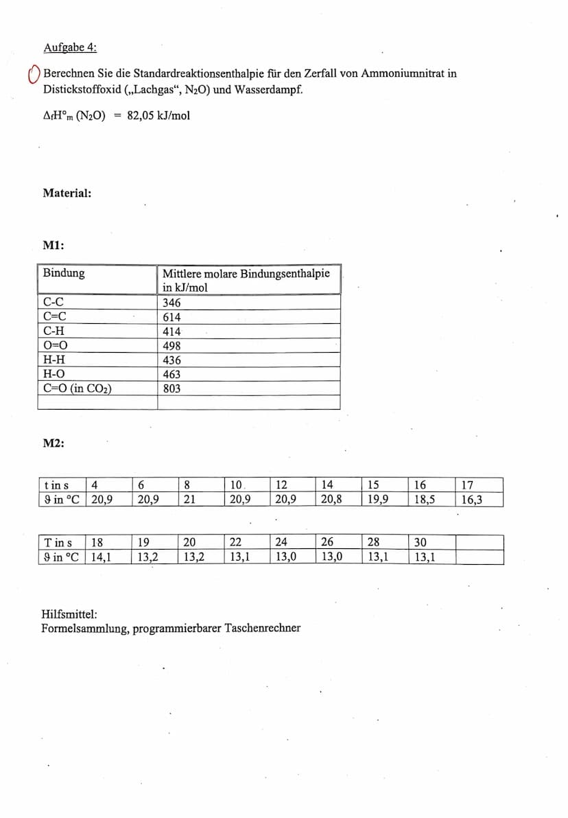 2. Klausur Chemie (LK)
Name:
Kurs-nr.:
Aufgabe 1:
6a) Stellen Sie das Reaktionssymbol für die Verbrennung von Methan auf.
Dauer: 90 min
b) B