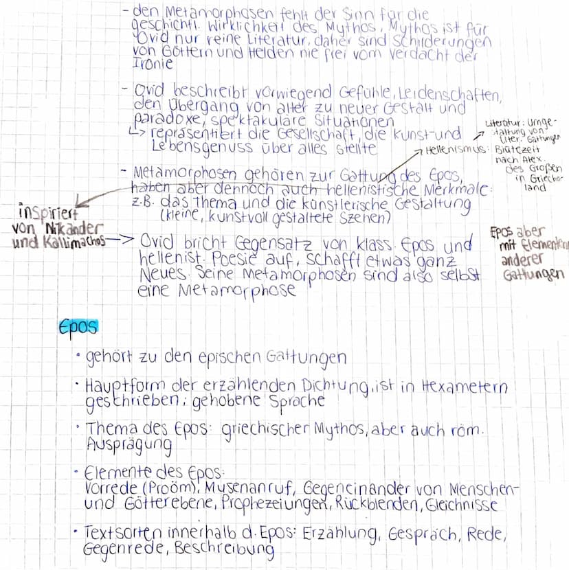 Ovid & seine Metamorphosen *43 v. Chr. +
V
17 n. Chr.
Ovid wuchs zu einer Zeit auf, in denen es kaum noch
blutige Wirren (zB. Bürgerkriege) 