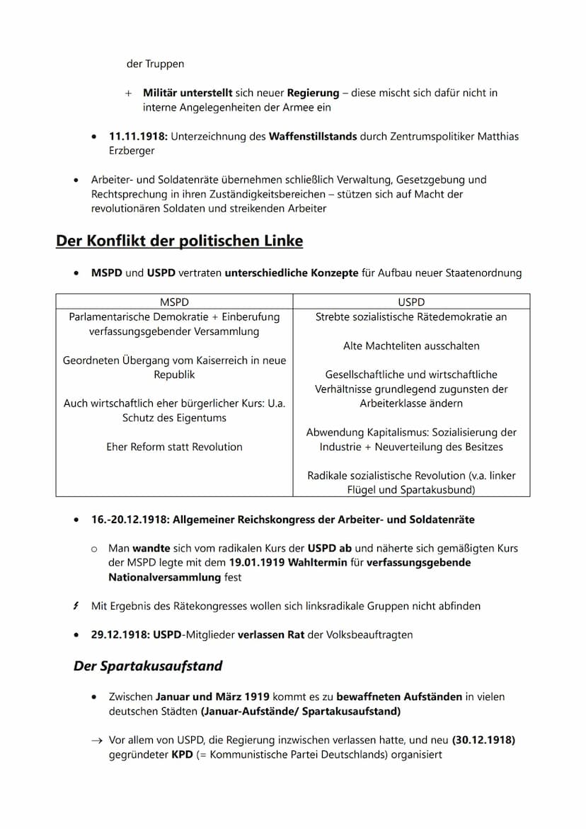 Die Novemberrevolution (29.10.1918-11.08.1919)
Der Kieler Matrosenaufstand (03.11.1918)
●
→ Kronrat um Kaiser Wilhelm II. beschließt, dass s