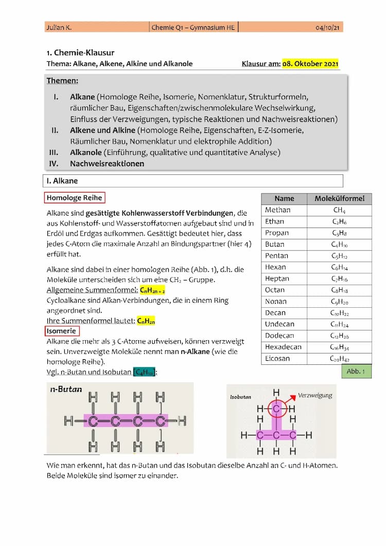 Know Alkane, Alkene und Alkine thumbnail