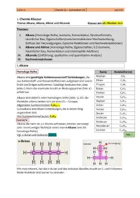 Know Alkane, Alkene und Alkine thumbnail