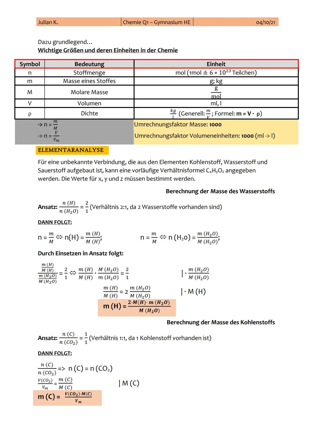 Julian K.
1. Chemie-Klausur
Thema: Alkane, Alkene, Alkine und Alkanole
Themen:
I.
II.
III.
IV.
Chemie Q1-Gymnasium HE
I. Alkane
Alkane (Homo