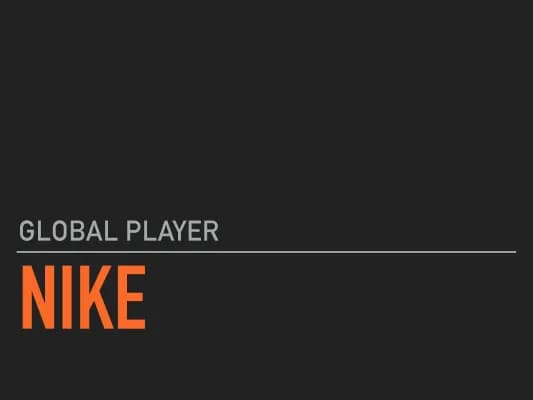 Know global Player Nike  thumbnail