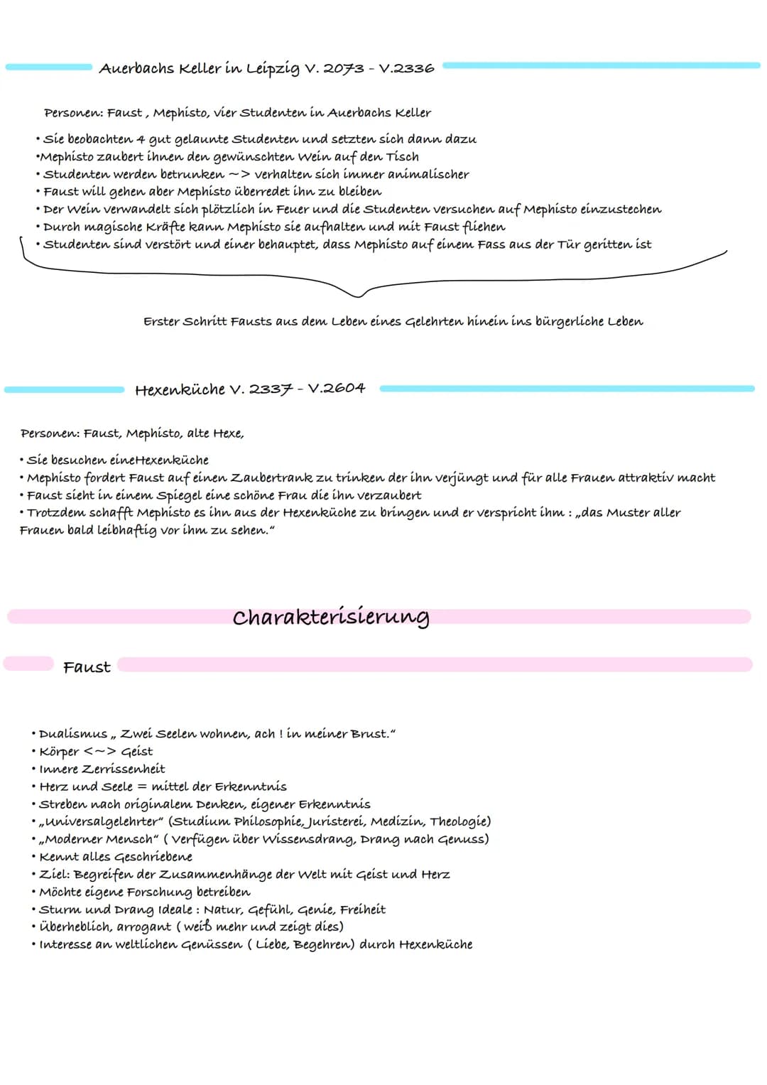 FAUST-ZUSAMMENFASSUNG
=>Die 3 Einleitungen zu Faust
Zueignung
In diesem 4 strophigen Gedicht spricht ein lyrisches Ich
=> autobiografischer 