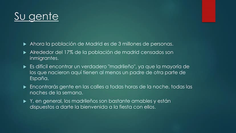 Fynn Linke
Spanisch
Madrid
Pagina del titulo
Hoy hago una presentación sobre Madrid.
Contenido
03.04.2021
Entro en la ubicación geográfica, 