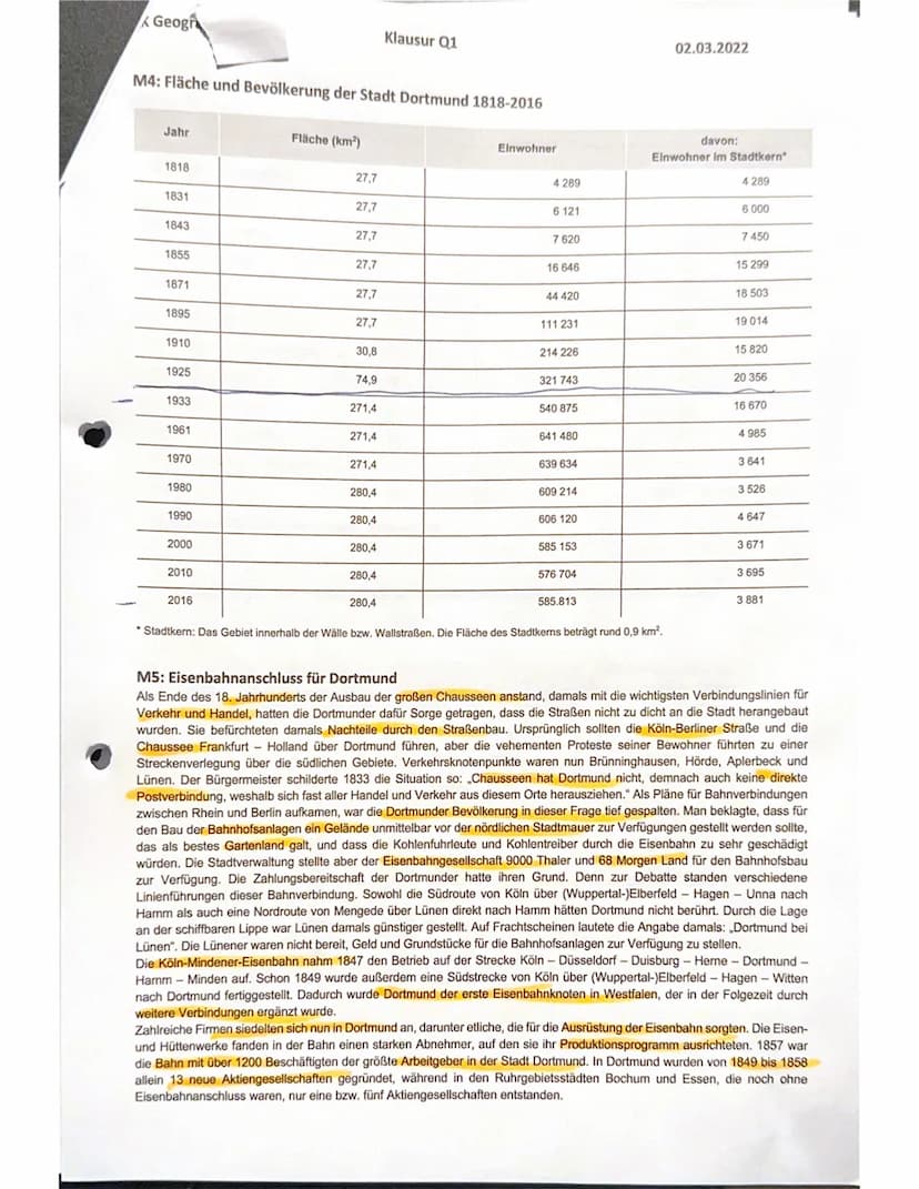 klabur No.1
02.03.2022
Die Stadt Dortmund Liegt bei 54,5° nördlicher Brite unel
7,5° östlicher Länge.
Dortmund befireht sich auf der Nordhal