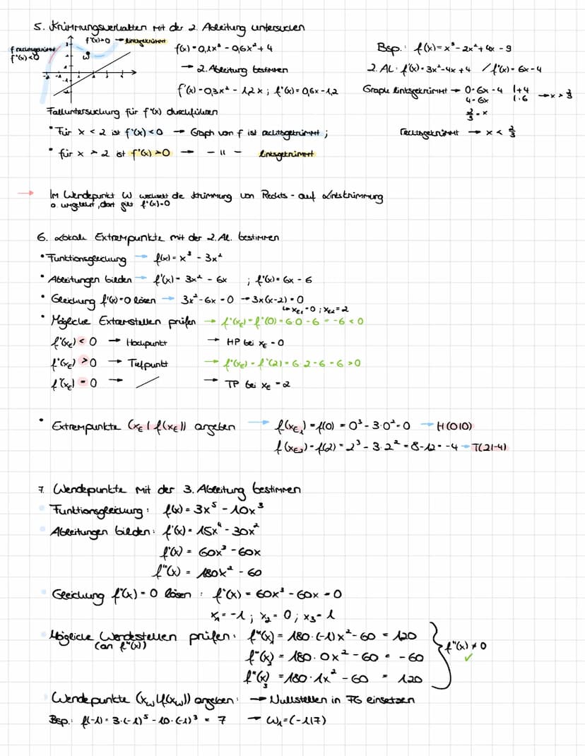1. Nullstellen bestimmen:
Lösen der Gleichung f(x) = 0
Grafiscu
Algebraisch • Umformen, Ausklammern, pq - Formel
●
-
2. Funktion:
eine einde
