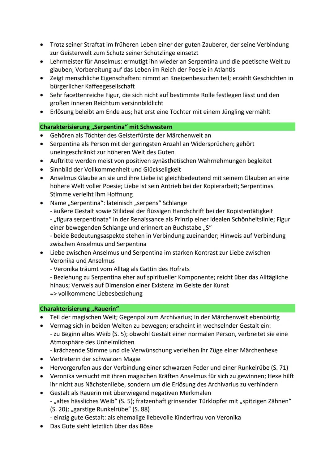 Der goldne Topf
Charakterisierung ,,Anselmus"
• Tollpatschiges Verhalten; hadert mit seiner Ungeschicklichkeit (S. 7)
Bemitleidet sich selbs