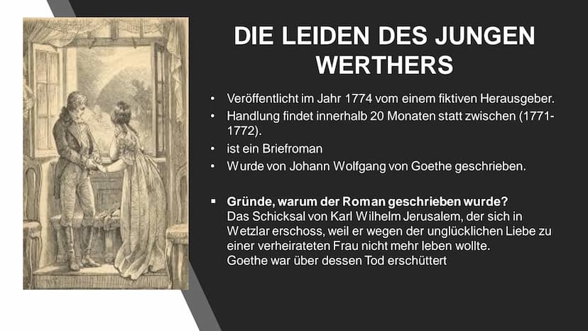 TE
C
BE
▬▬▬▬▬▬
TUK
DED
1765 - 1785
Sturm und Drang von
CASTE
TV SE
23
DEZE
BIL
CH
EL
THE
THE
HE
THE
THE
HU ●
• Was zeichnet die Epoche aus?
