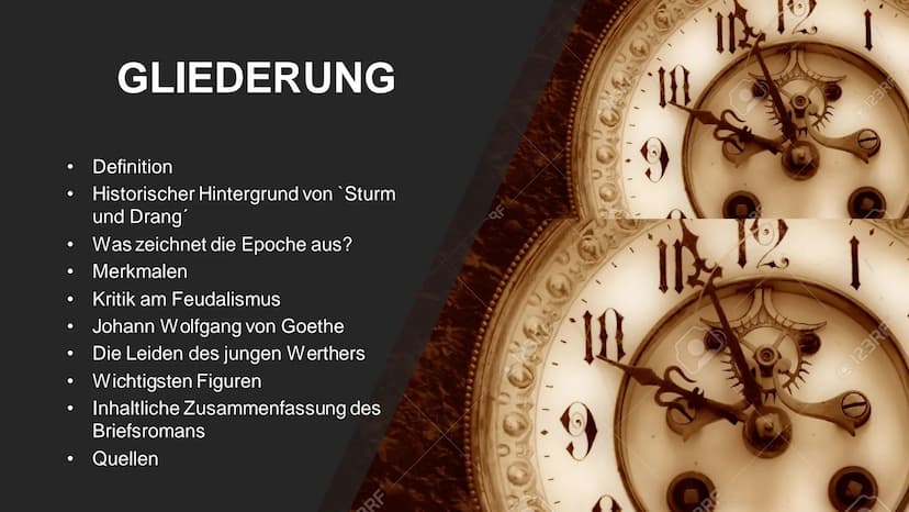 TE
C
BE
▬▬▬▬▬▬
TUK
DED
1765 - 1785
Sturm und Drang von
CASTE
TV SE
23
DEZE
BIL
CH
EL
THE
THE
HE
THE
THE
HU ●
• Was zeichnet die Epoche aus?
