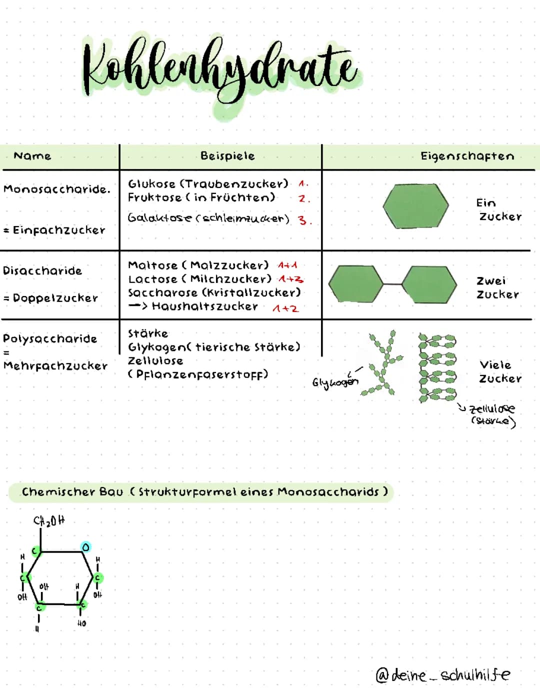 Kohlenhydrate 