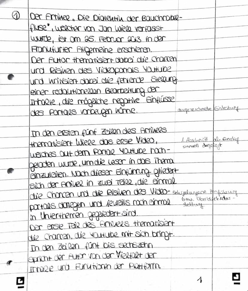 Klausur unter Abiturbedingungen
Aufgabenart:
Erörterndes oder gestaltendes Erschließen pragmatischer Texte - Texterörterung oder
adressatenb