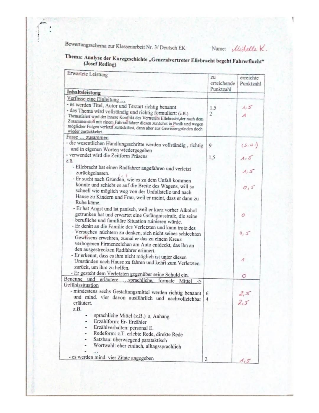 Generalvertreter Ellebracht begeht Fahrerflucht – Tipps und Aufgaben für Klasse 9 und 10