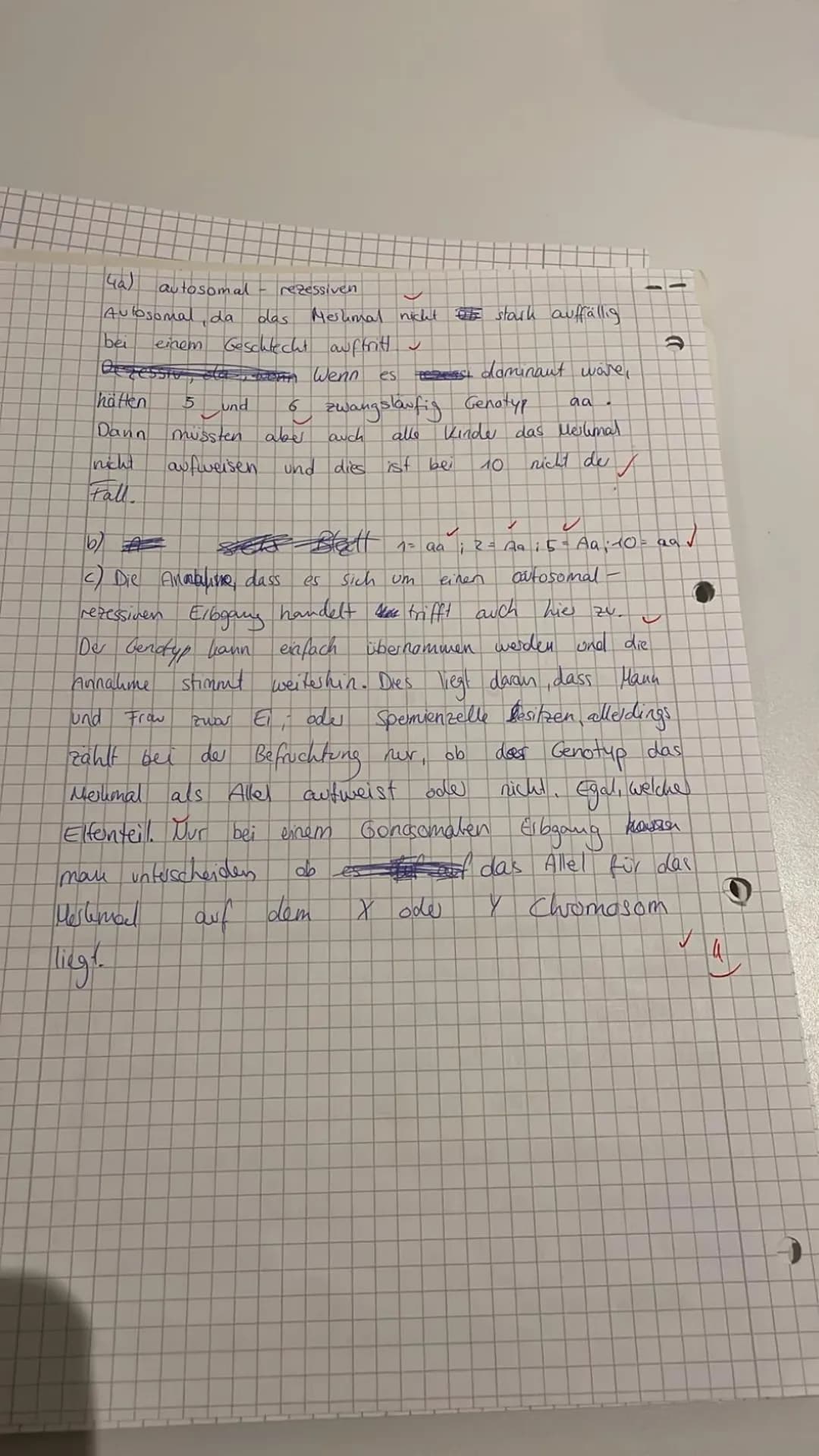 Biologiearbeit Nr. 2
Kl. 10b
Name: Eva
Pflane 1:
26.05.2023
Punkte: 32/38
Note: 1-2
m: 1
1. Züchtung von Rebsorten (9 P) a
Ein Winzer hat ei
