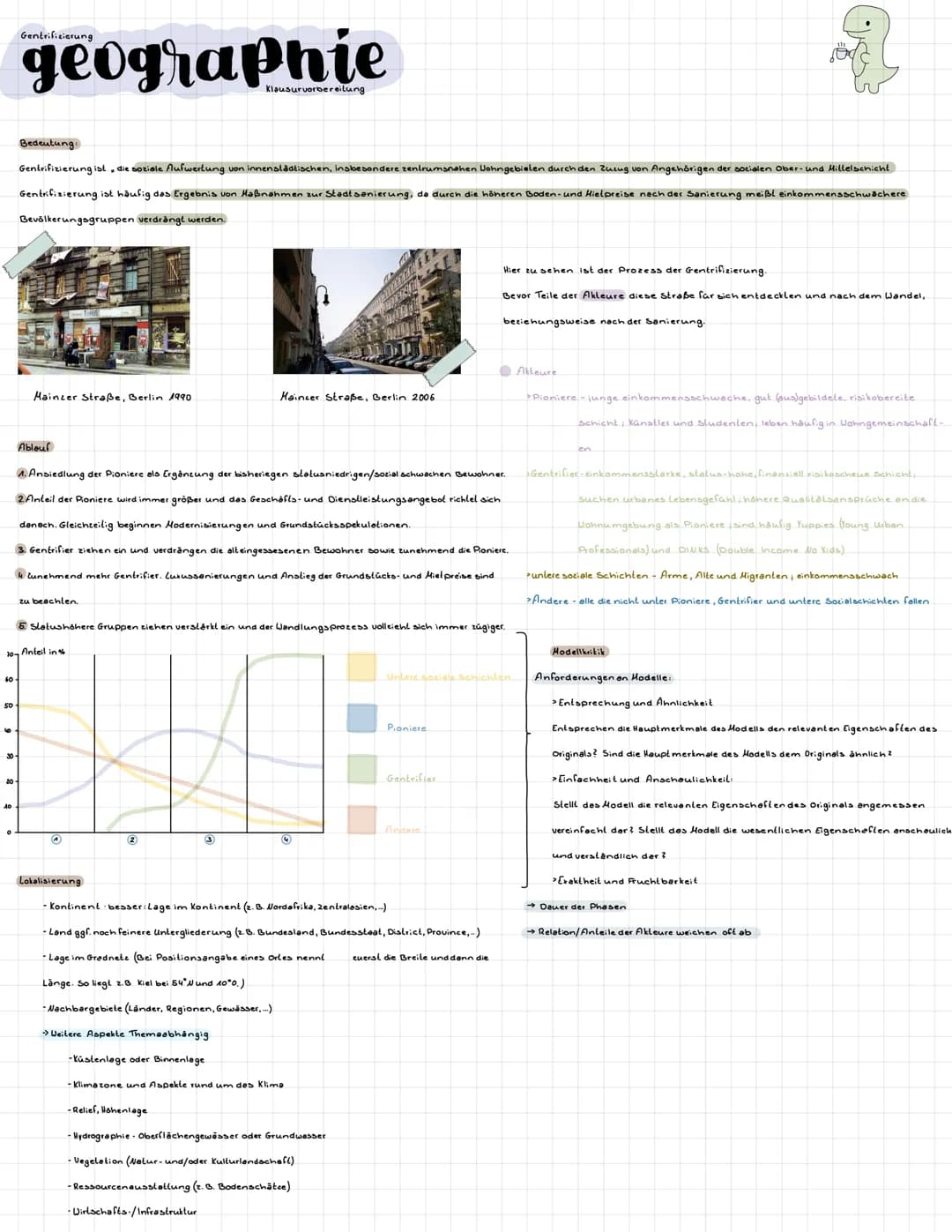 Gentrifizierung
geographie
Bedeutung von Gentrifizierung
„Die Verdrängung einkommensschwächerer Haushalte durch wohlhabendere Haushalte in i