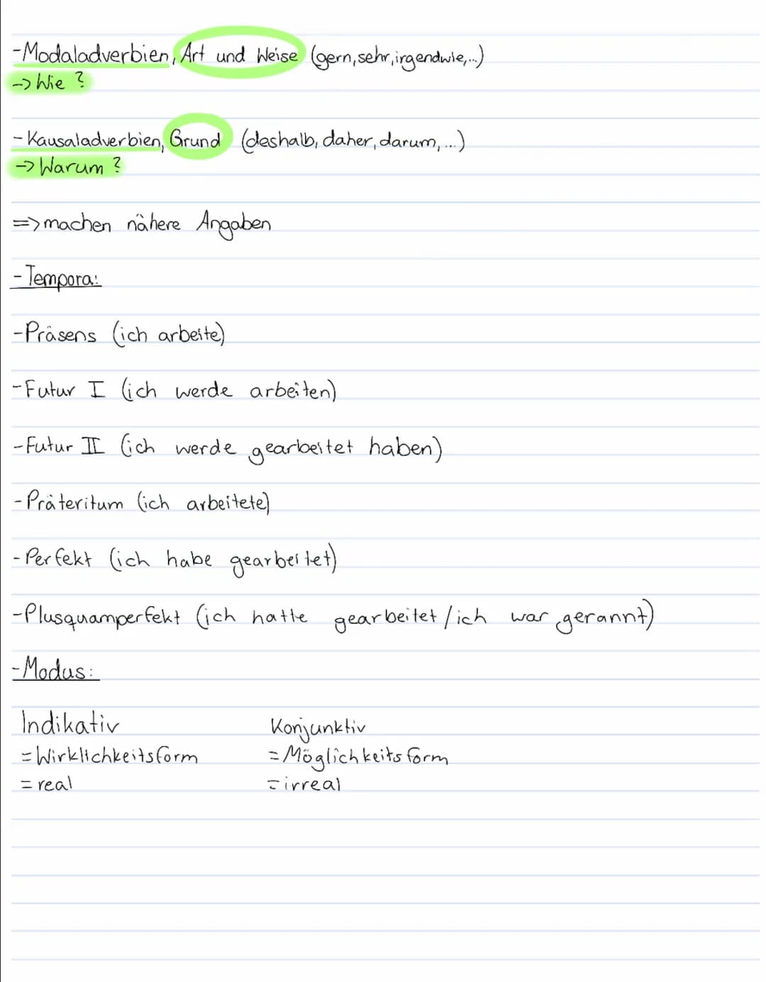 ~Deutscher
-Wortarten:
-Konjunktionen (und, denn, weil, als, dass....)
-Adverb (abends, dort, bald,.,...).
-Präposition (auf an, mit, in, un