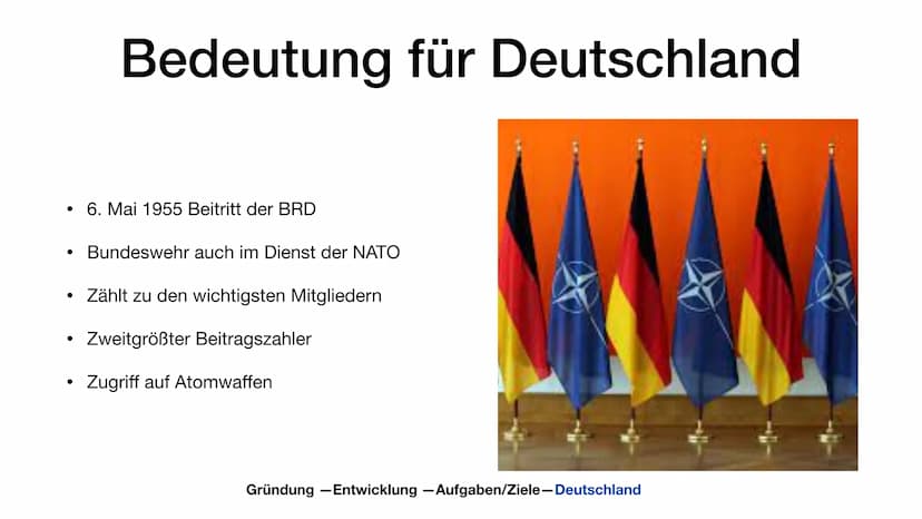 ΝΑΤΟ
Marijke Vervoort Gründung
●
●
Überblick
Geschichte
Gliederung
Gründung - Entwicklung -Aufgaben/Ziele-Wichtige Einsätze-Deutschland
Entw