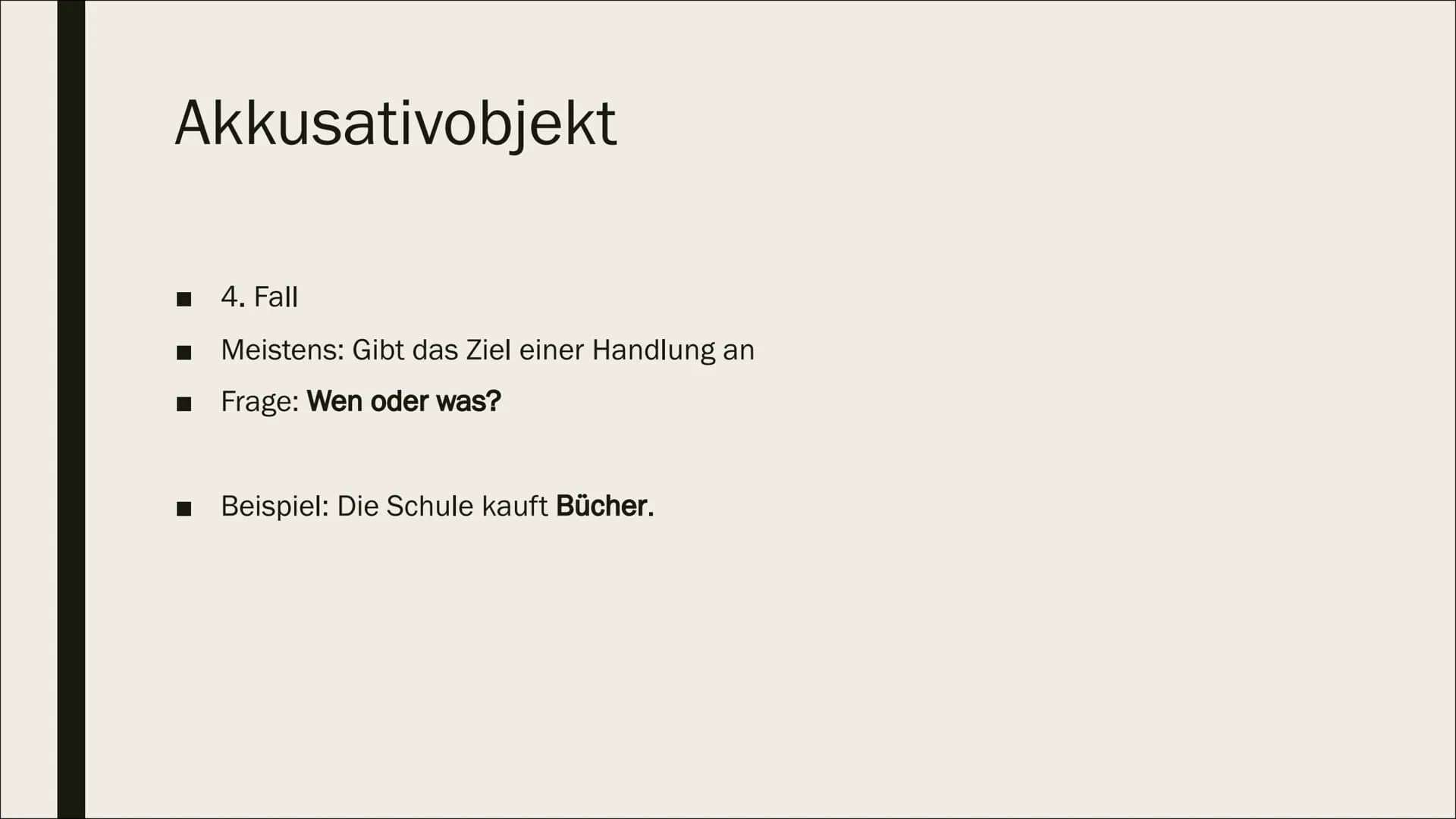 SATZGLIEDER Inhalt
■ Subjekt
Prädikat
Objekt
Adverbiale Bestimmung
Attribut Subjekt
Sagt aus wer oder was etwas tut
Ist entweder
ein Nomen
-