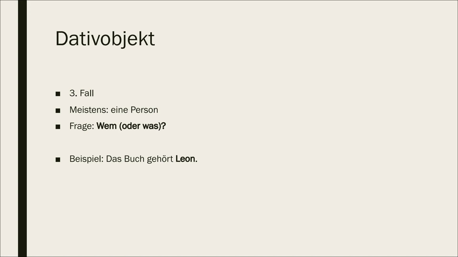 SATZGLIEDER Inhalt
■ Subjekt
Prädikat
Objekt
Adverbiale Bestimmung
Attribut Subjekt
Sagt aus wer oder was etwas tut
Ist entweder
ein Nomen
-