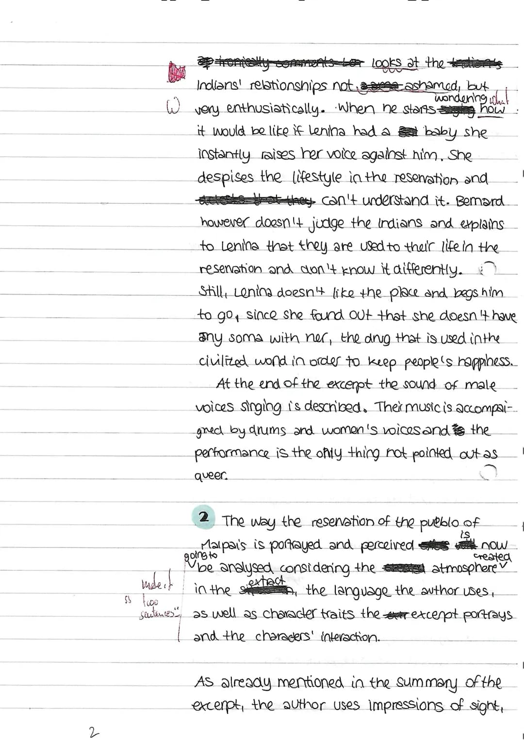 5
10
15
20
25
30
35
40
45
50
55
Written Exam
Extract from Aldous Huxley's novel "Brave New World"
Bernard and Lenina are taken to the pueblo
