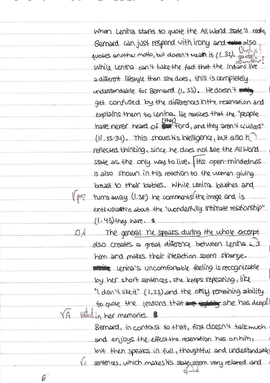 5
10
15
20
25
30
35
40
45
50
55
Written Exam
Extract from Aldous Huxley's novel "Brave New World"
Bernard and Lenina are taken to the pueblo