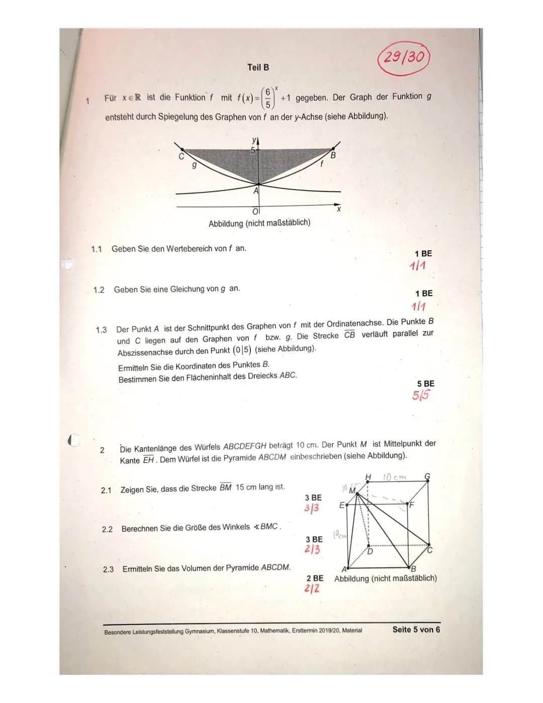 Sächsisches Staatsministerium
für Kultus
Schuljahr 2019/20
Besondere Leistungsfeststellung Mathematik
-ERSTTERMIN-
Material für Schüler
Allg