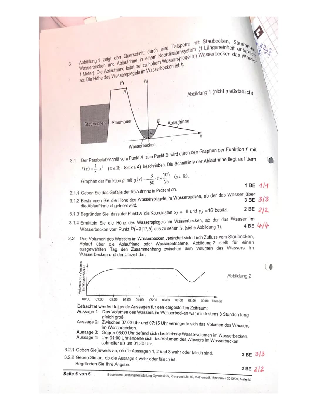 BLF Mathe Aufgaben 2020: Lösungen für Klasse 10 Sachsen und Thüringen
