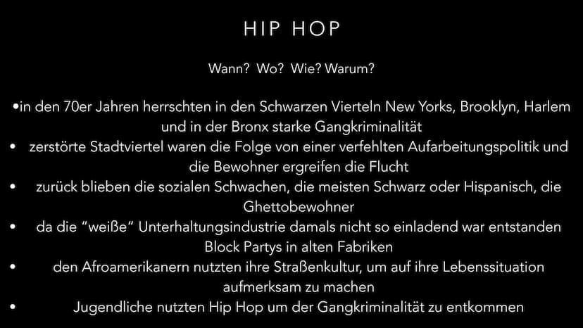 o
2DIE +
50
N166.2
2PAC
A
FLM SHADY
HIP HOP/ RAP
COMPTON
WRATH
70) INHALTSVERZEICHNIS
• HIP HOP ( HERKUNFT, ENTSTEHUNGSGESCHICHTE)
• ZITAT
•