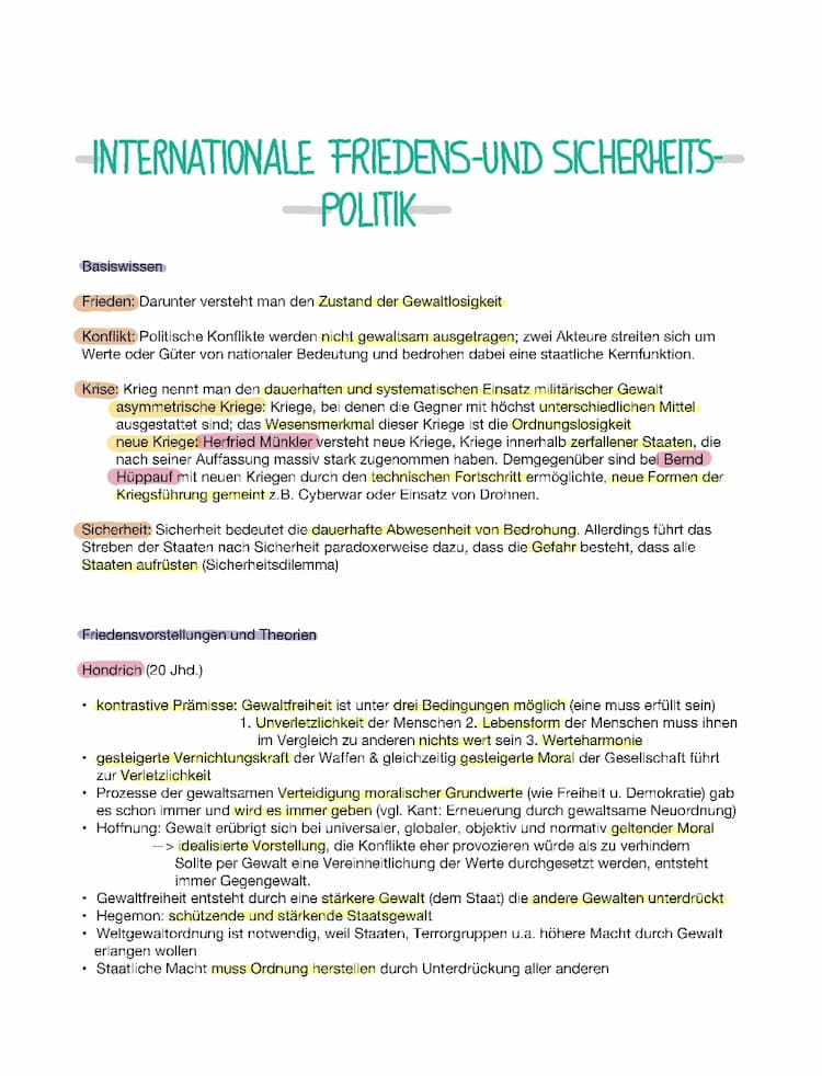 Know Internationale Friedens- und Sicherheitspolitik, Globalisierung  thumbnail