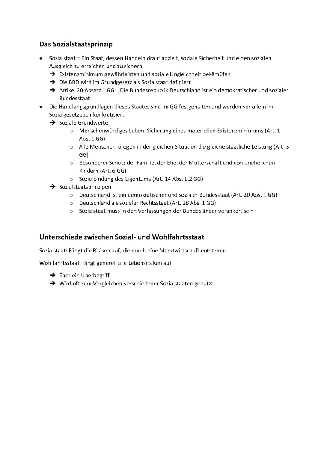 Sozialstaat Deutschland: Definition und Beispiele für Schüler
