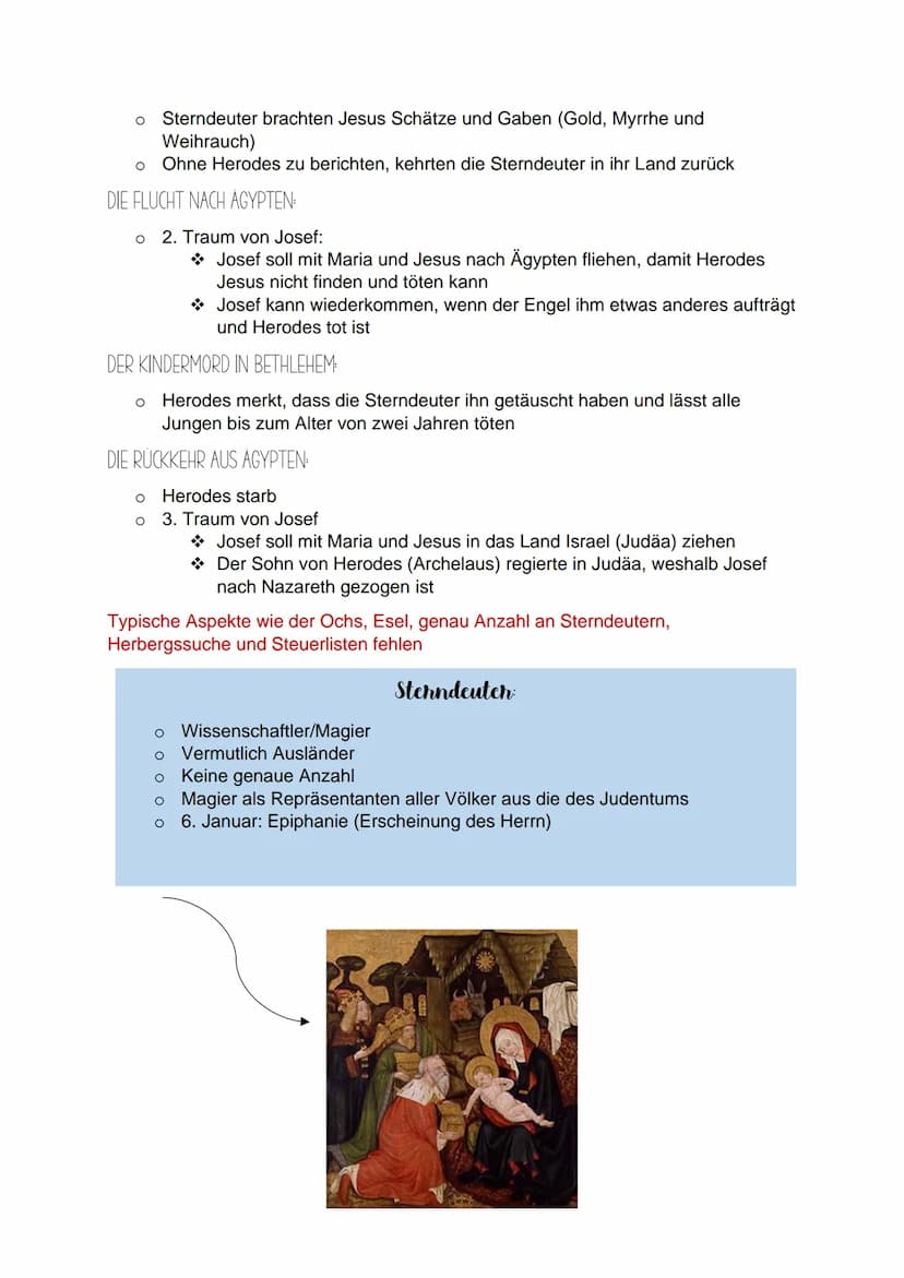 Gebuntsgeschichten Jesu
Zusammenfassung Geburtsgeschichte nach Lukas:
DIE ANKÜNDIGUNG DER GEBURT JESU:
O Als Maria im sechsten Monat schwang