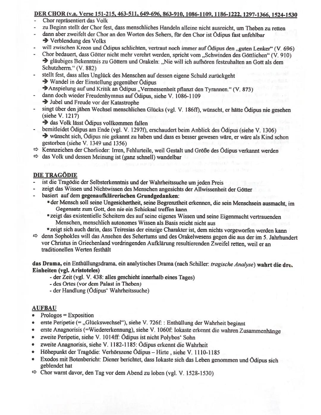 Sophokles (496-406 v.Chr.): König Ödipus (um 429 v. Chr.)

ÖDIPUS

- zeigt sich zu Beginn mächtig, selbstbewusst, berühmt, scharfsinnig, ede