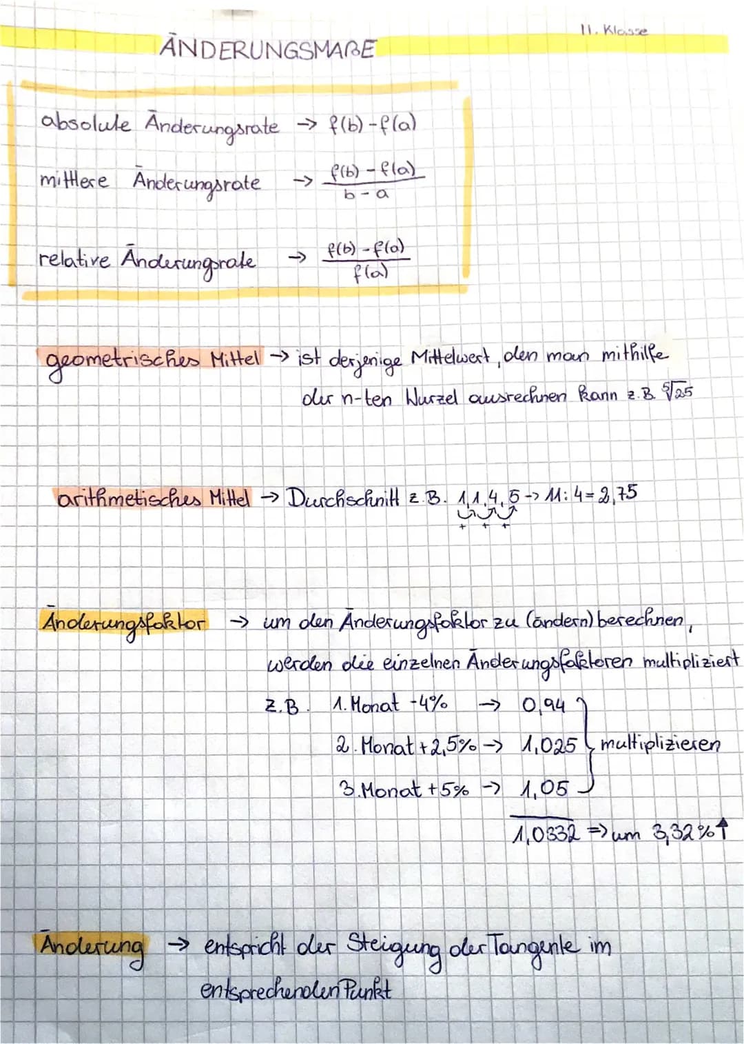 Änderungsmaße 