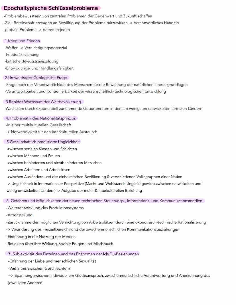 Kerngedanken
-Bildungskonzept ist die Synthese aus humanistischen Bildungsvorstellungen und kritischer Gesellschaftsanalyse
-Normativer Ansa