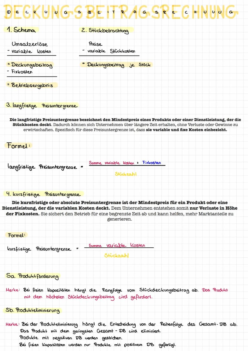 Einzelkosten: Kosten, die einem Produkt direkt zugerechnet werden können.
Gemeinkosten: Kosten, die für mehrere Kostenträger gemeinsam anfal